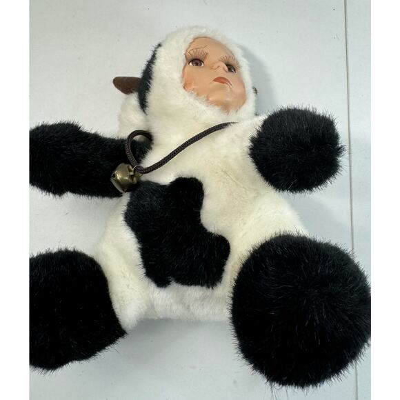 Vintage Clarice Cow Plush Geppeddo  Kids Plush 9” - Picture 4 of 5